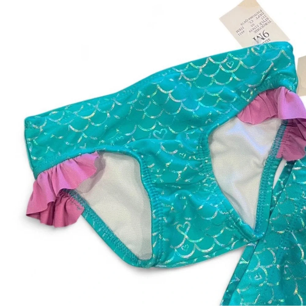 Cat & Jack Turquoise Mermaid Bikini